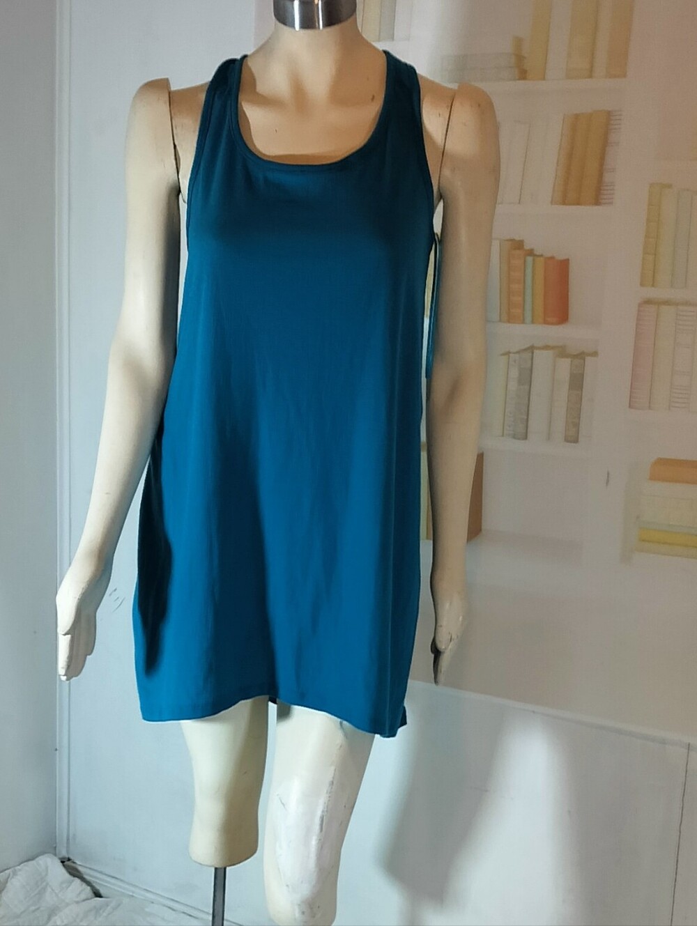 Teal Sleeveless Tank Top - Women's Relaxed Fit